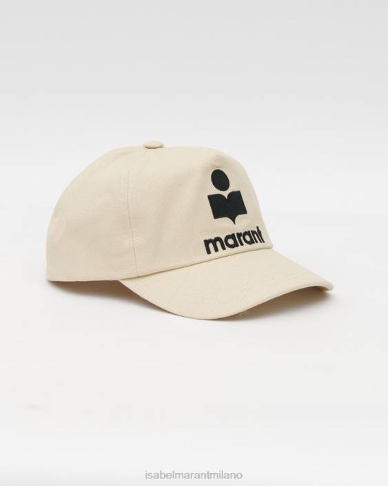 accessorio R88T1052 Isabel Marant unisex Cappellino con logo Tyron ecrù/nero