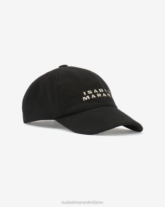 accessorio R88T1059 Isabel Marant unisex Cappellino con logo Tyron nero