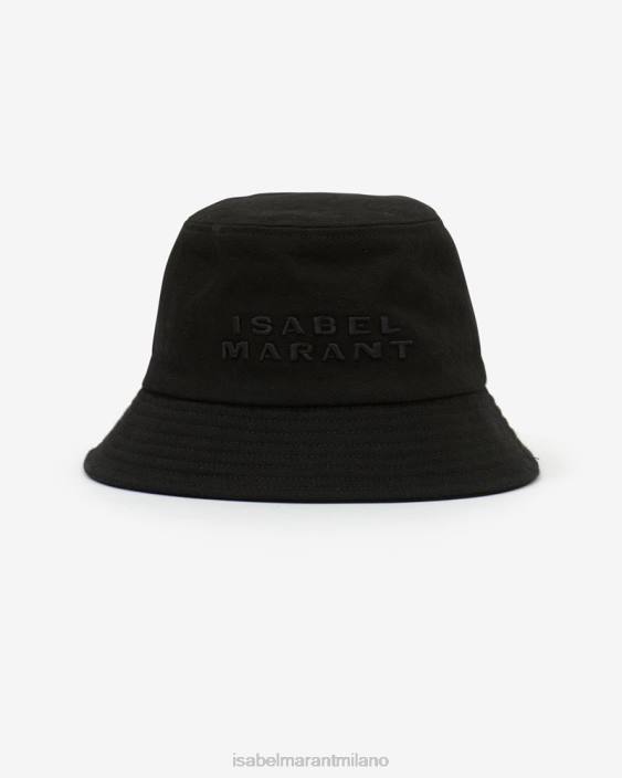 accessorio R88T1061 Isabel Marant unisex cappello con logo haley nero
