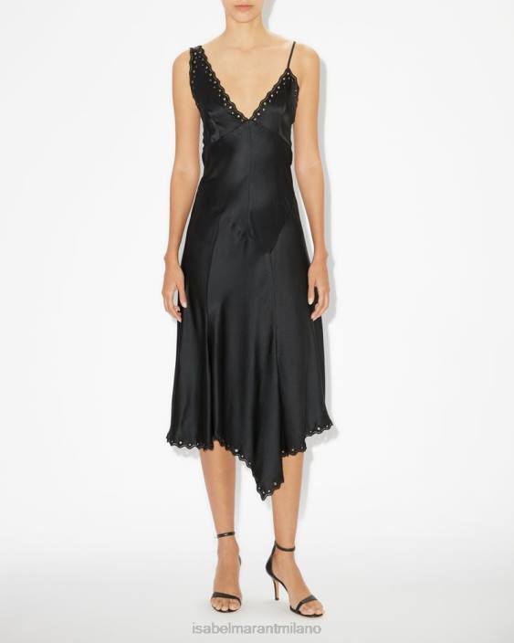 vestiario R88T140 Isabel Marant donne vestito da Ayrich nero